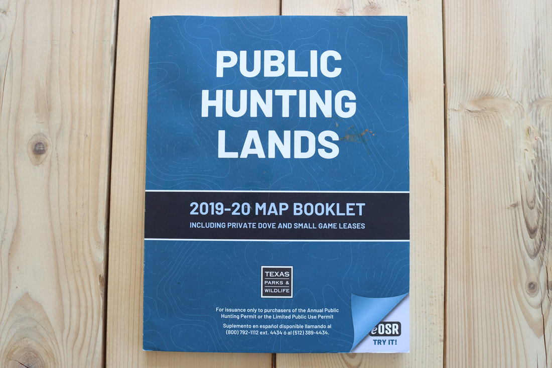 Picture of The Texas Parks & Wildlife Public Hunting Lands Map Booklet