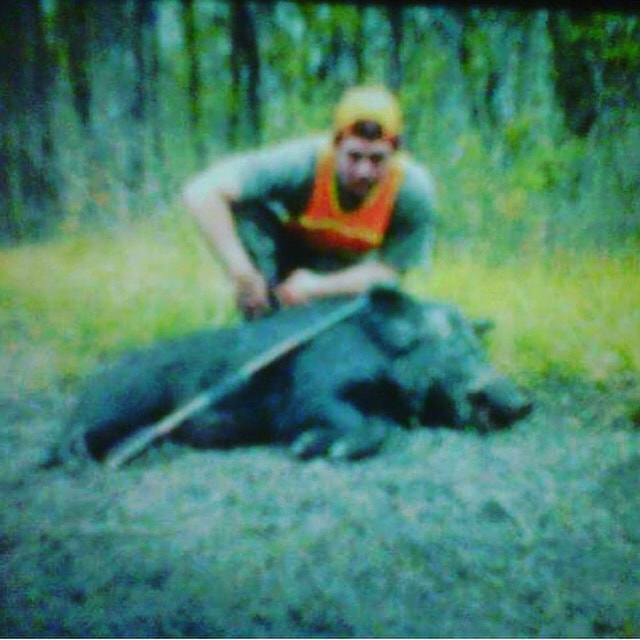 Picture of a Big boar hog I bagged at Richland Creek WMA