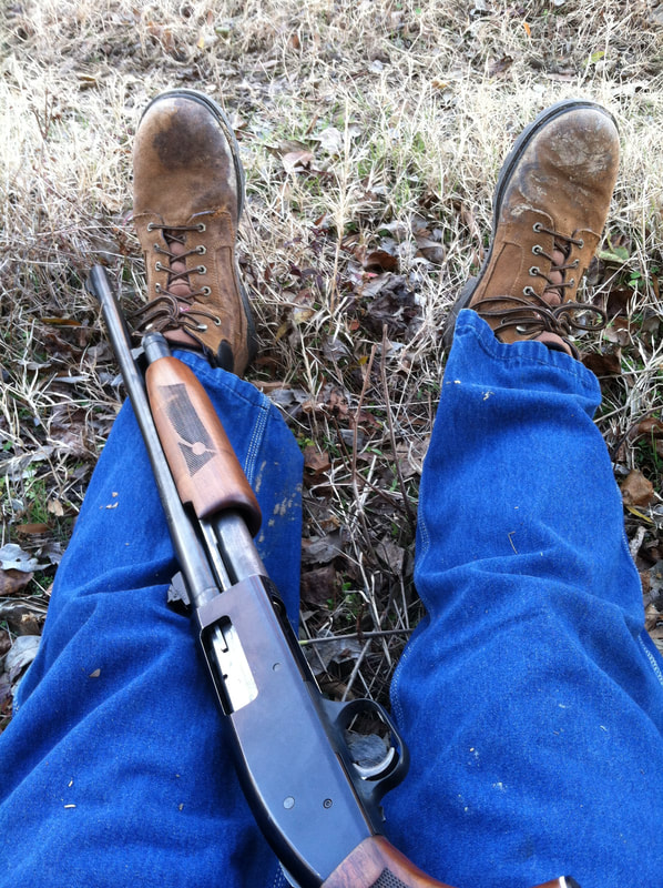 Western Auto 12 gauge with slug barrel, my public land hog hunting gun