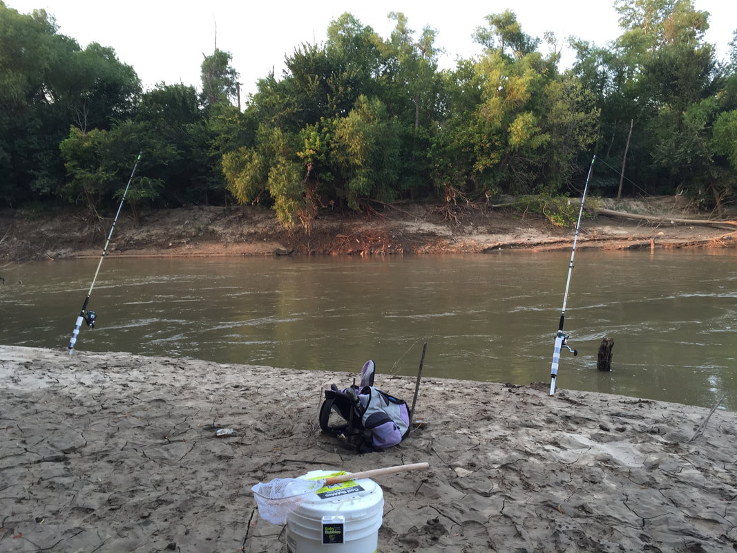 Picture of catfish fishing spot