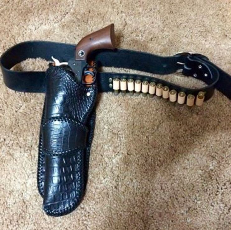 Picture revolver holster